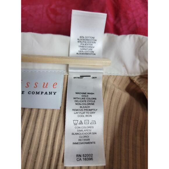 First Issue Liz Claiborne Co. Ribbed, Collared, Long Sleeve Top, Sz S, NWT - Picture 10 of 12